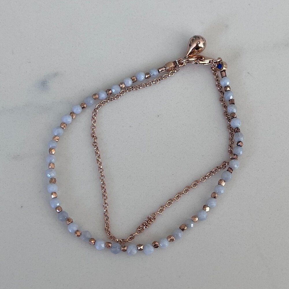 Astley Clarke Biography Bracelet, 18k Rose Gold